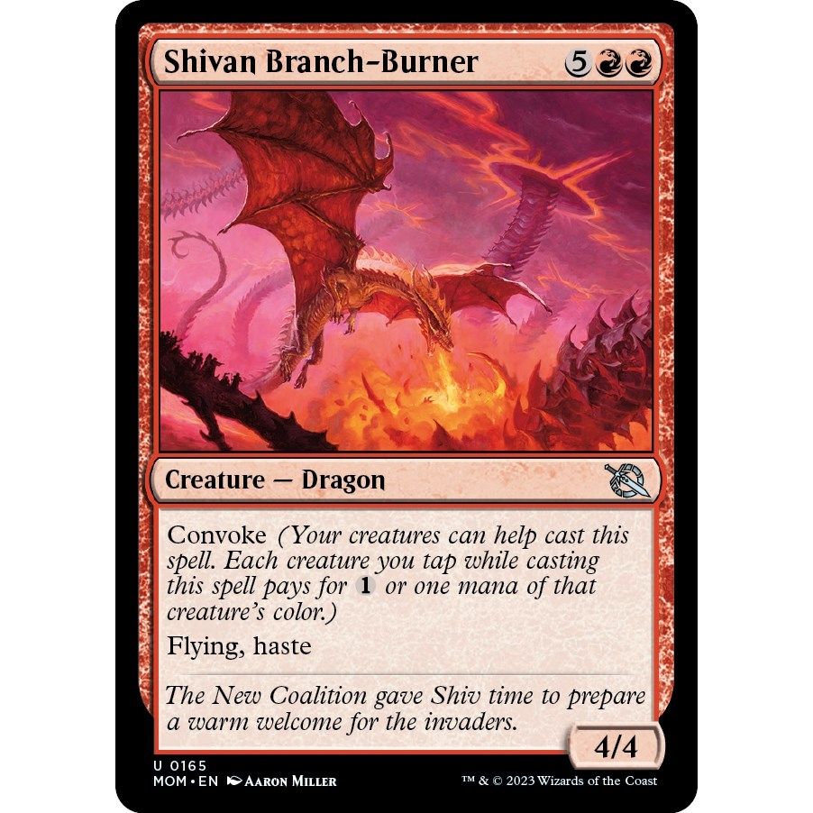 Image for Shivan Branch-Burner (165) (MOM) - Magic: The Gathering