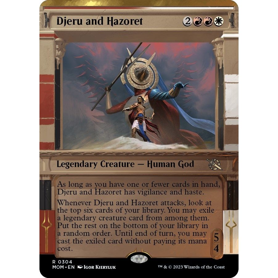 Image for Djeru and Hazoret (Showcase) (304) (MOM) - Magic: The Gathering