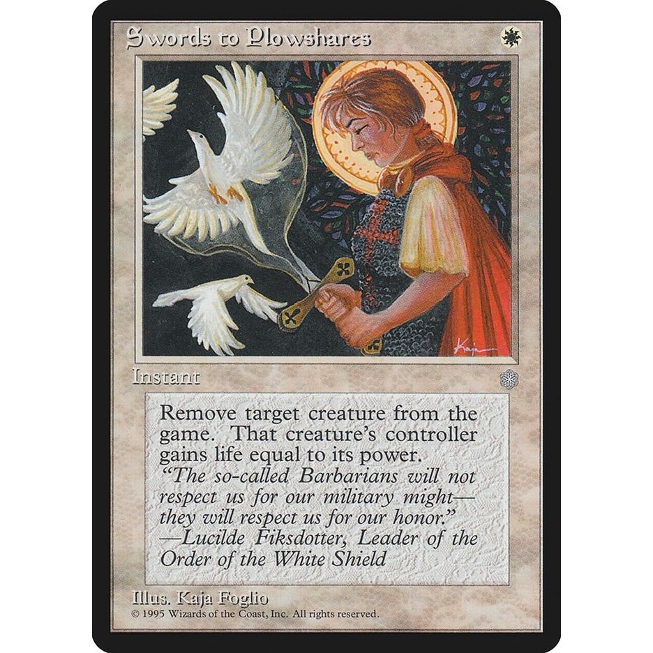 Image for Swords to Plowshares (ICE) - Magic: The Gathering