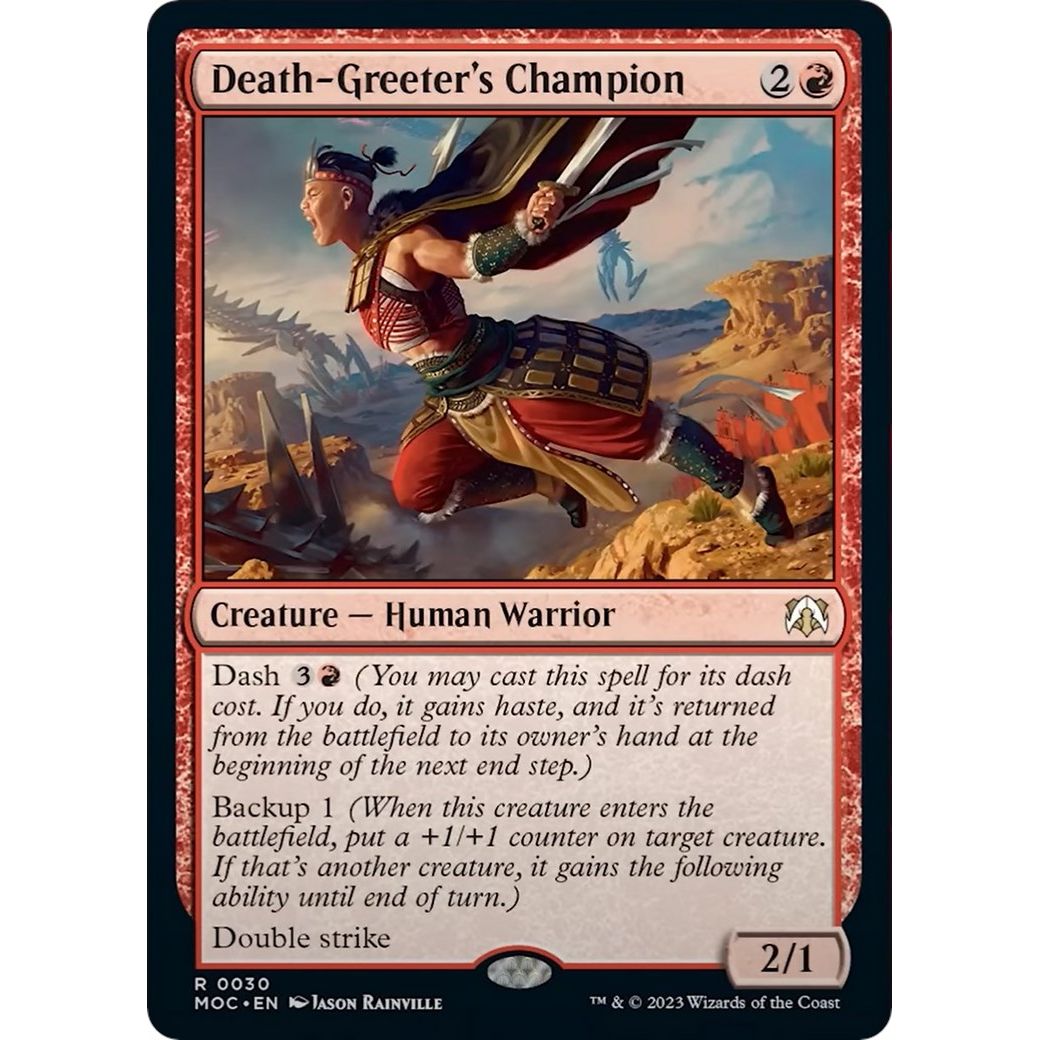Image for Death-Greeter's Champion (30) (MOC) - Magic: The Gathering