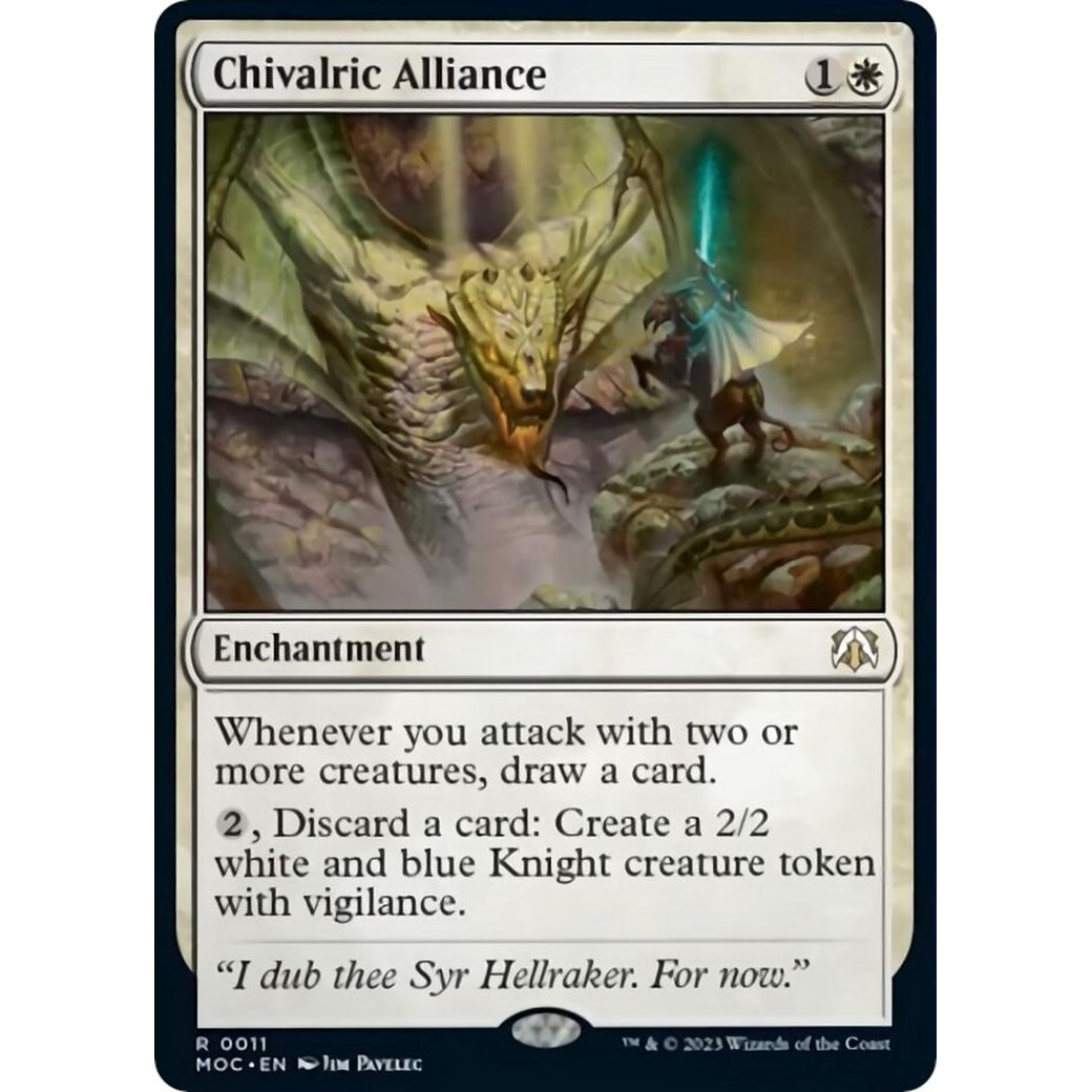Image for Chivalric Alliance (11) (MOC) - Magic: The Gathering