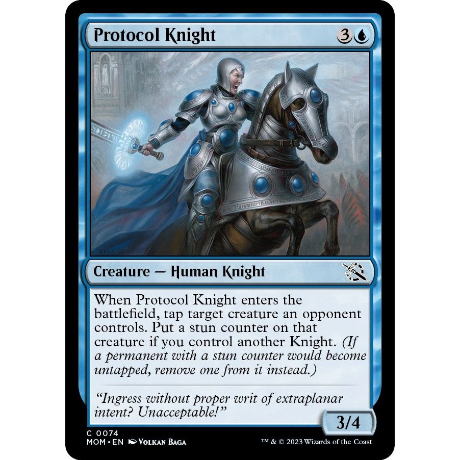 Image for Protocol Knight (74) (MOM) - Magic: The Gathering