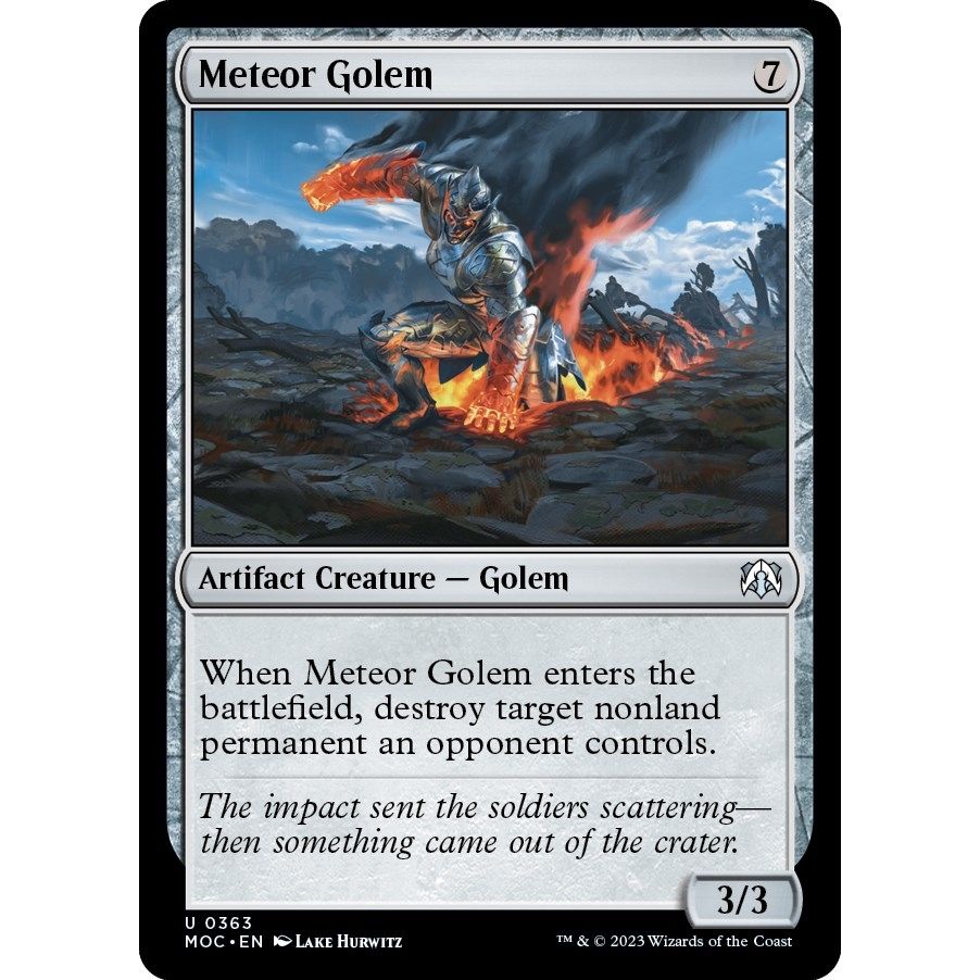 Image for Meteor Golem (363) (MOC) - Magic: The Gathering