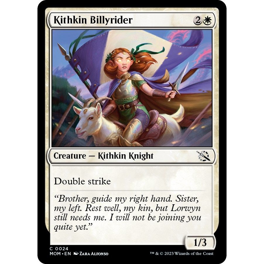 Image for Kithkin Billyrider (24) (MOM) - Magic: The Gathering