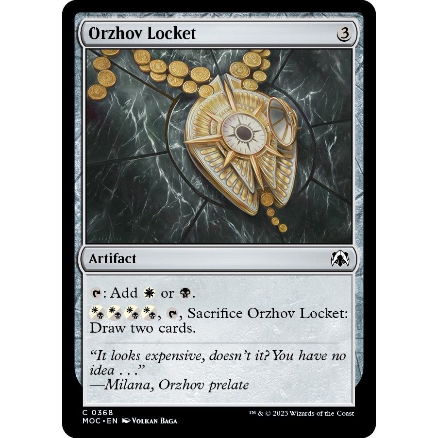Image for Orzhov Locket (368) (MOC) - Magic: The Gathering