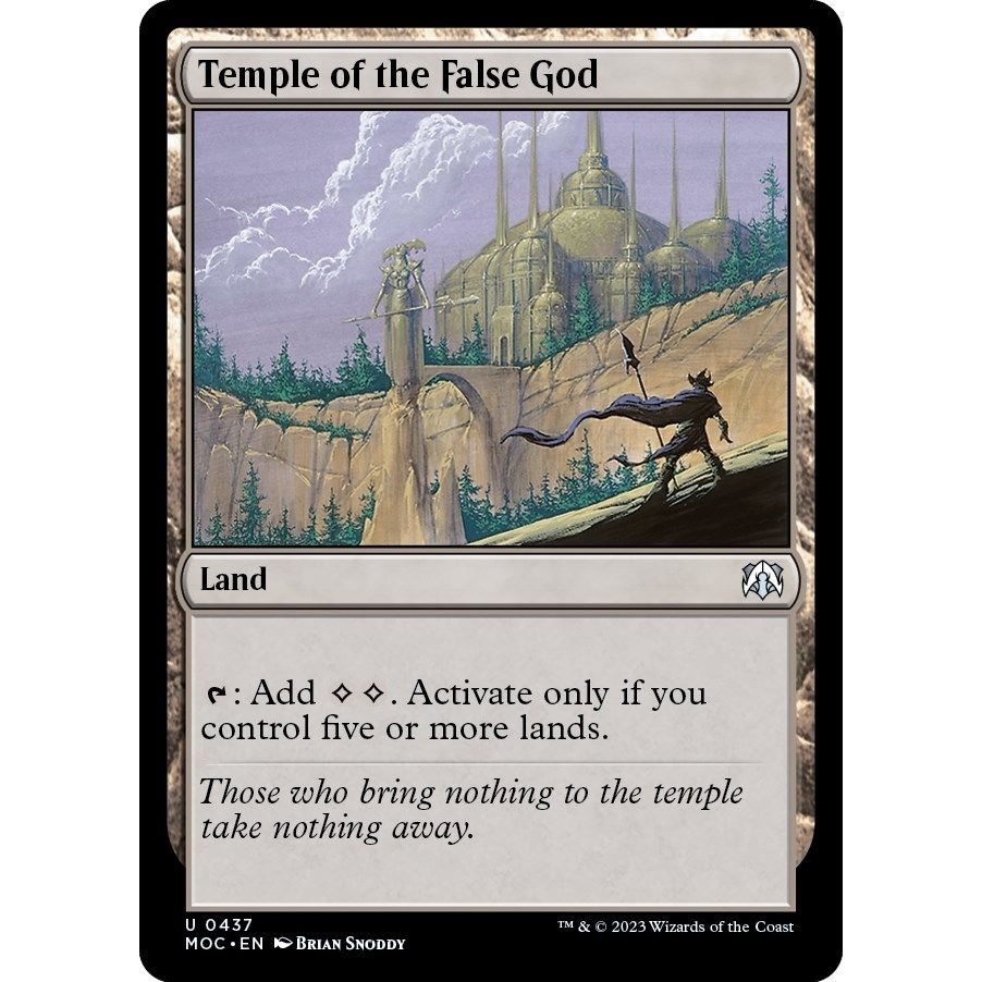 Image for Temple of the False God (437) (MOC) - Magic: The Gathering