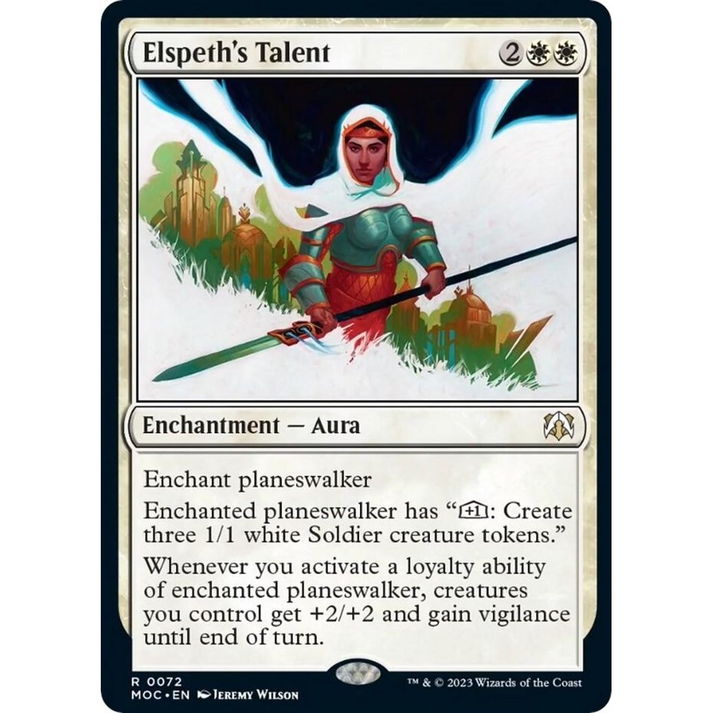Image for Elspeth's Talent (72) (MOC) - Magic: The Gathering