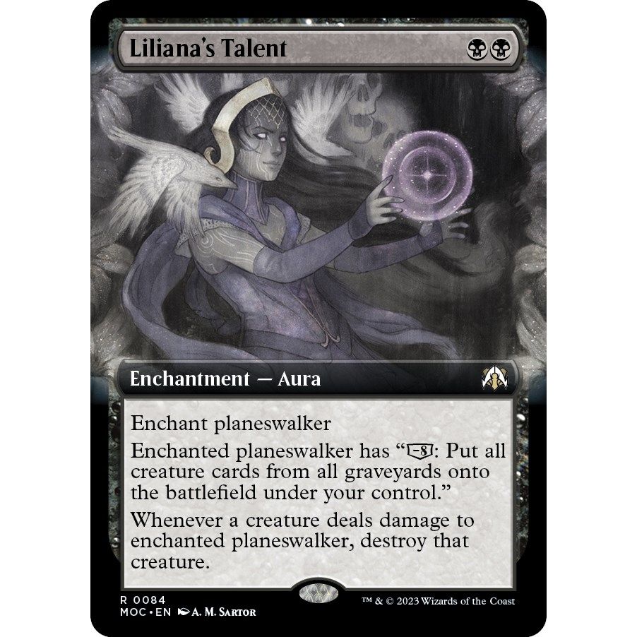 Image for Liliana's Talent (Extended Art) (84) (MOC) - Magic: The Gathering