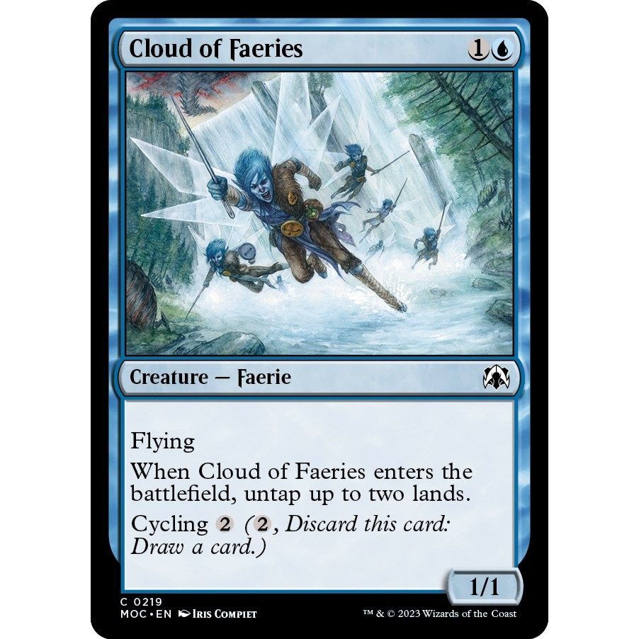 Image for Cloud of Faeries (219) (MOC) - Magic: The Gathering
