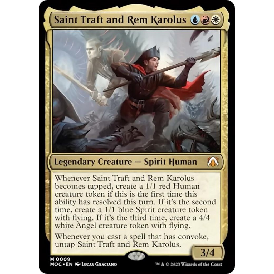 Image for Saint Traft and Rem Karolus (9) (MOC) - Magic: The Gathering