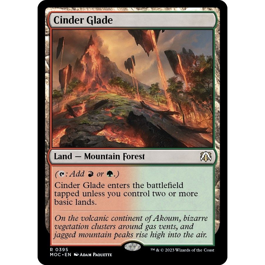 Image for Cinder Glade (395) (MOC) - Magic: The Gathering