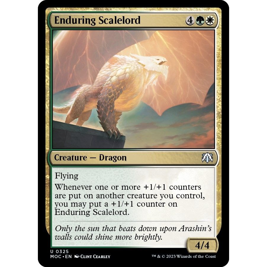 Image for Enduring Scalelord (325) (MOC) - Magic: The Gathering