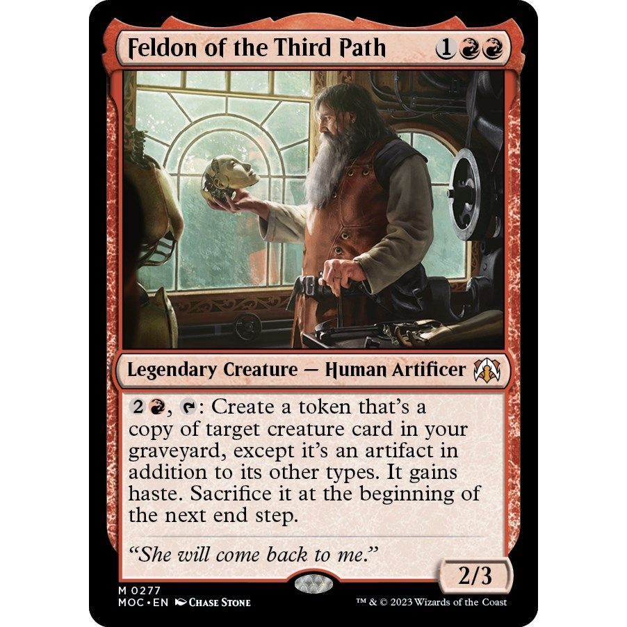Image for Feldon of the Third Path (277) (MOC) - Magic: The Gathering