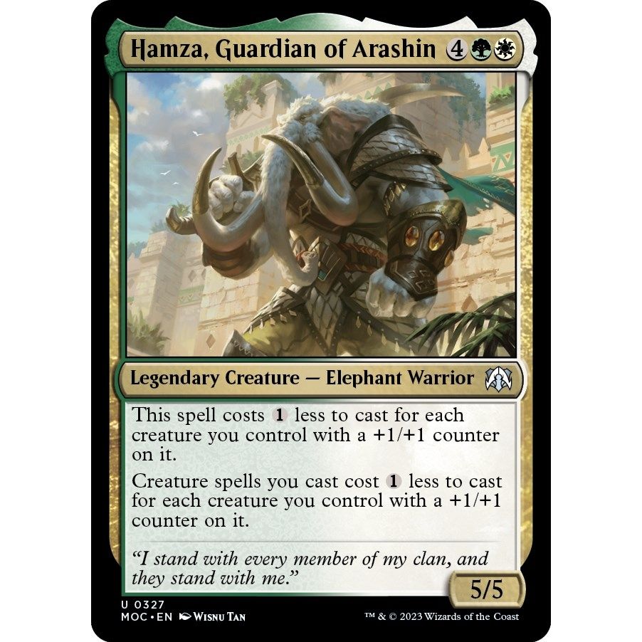 Image for Hamza, Guardian of Arashin (327) (MOC) - Magic: The Gathering