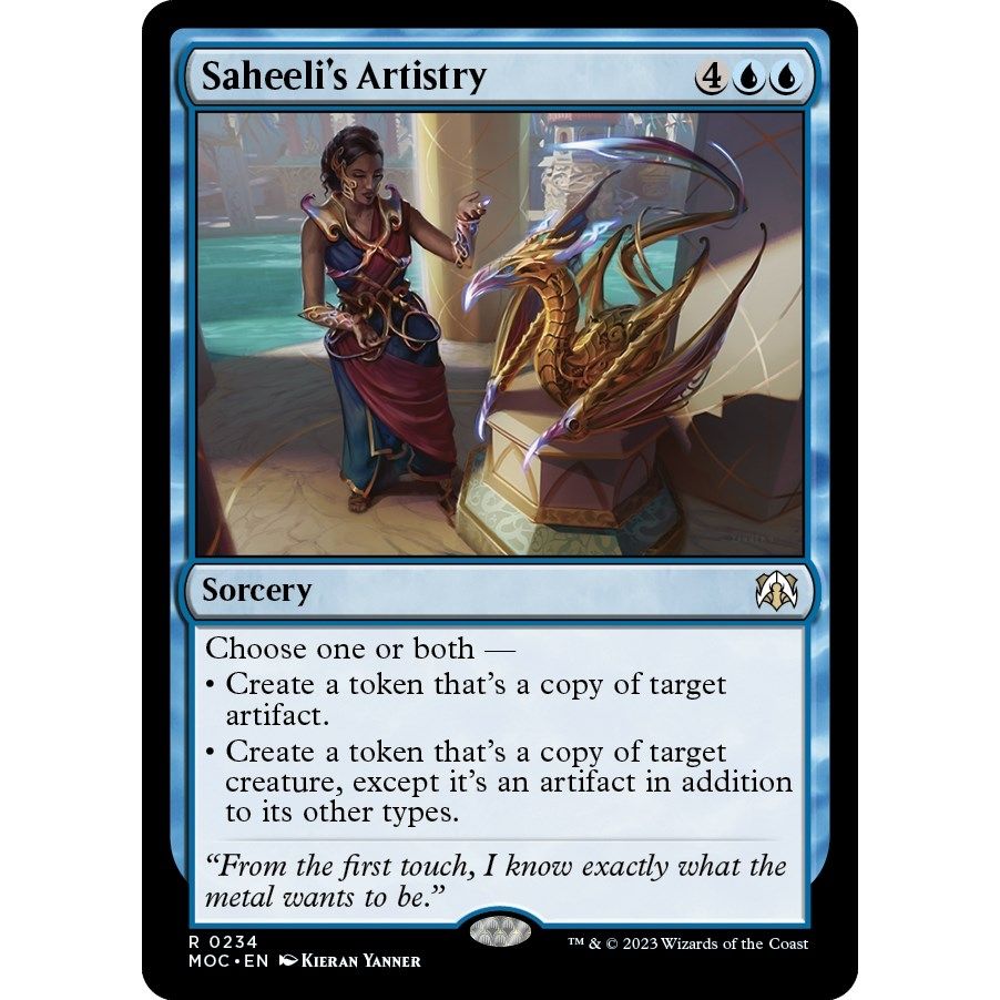 Image for Saheeli's Artistry (234) (MOC) - Magic: The Gathering