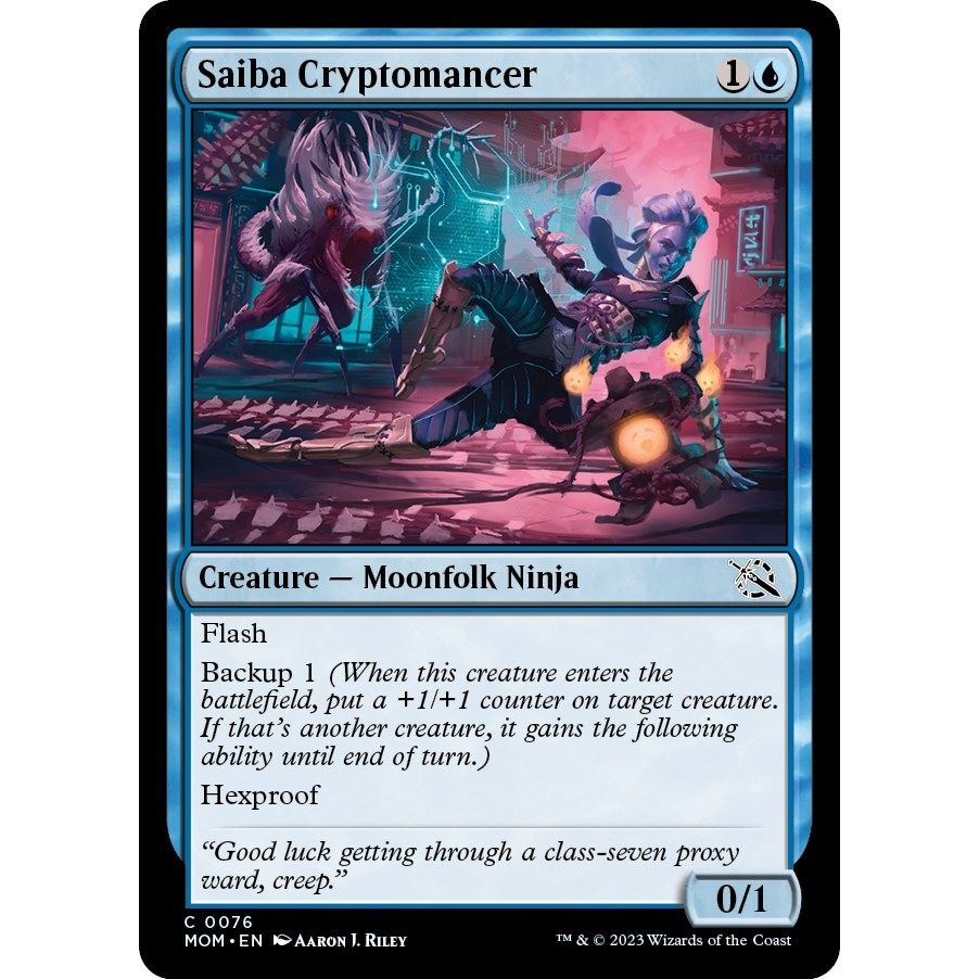 Image for Saiba Cryptomancer (76) (MOM) - Magic: The Gathering