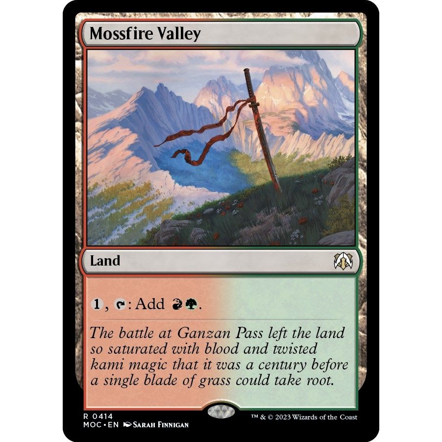 Image for Mossfire Valley (414) (MOC) - Magic: The Gathering