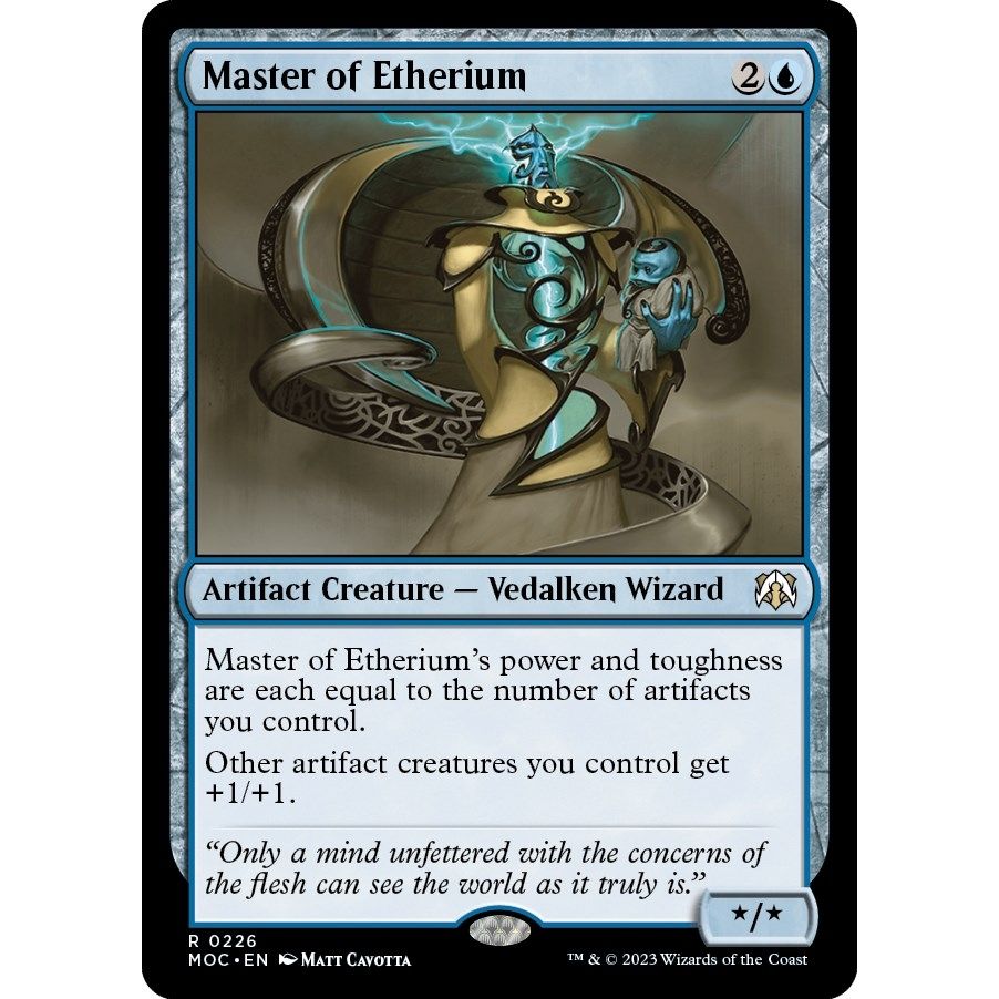 Image for Master of Etherium (226) (MOC) - Magic: The Gathering