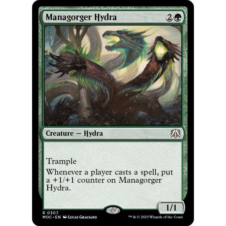 Image for Managorger Hydra (307) (MOC) - Magic: The Gathering