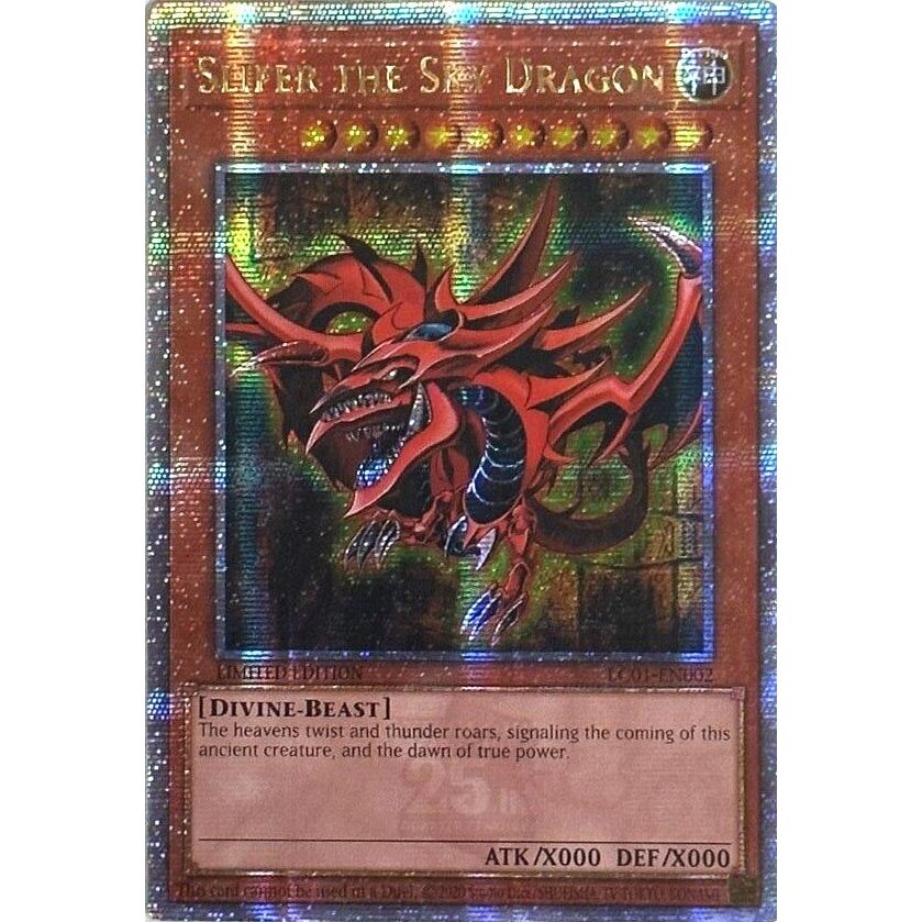 Image for Slifer the Sky Dragon (Quarter Century Secret Rare) (LC01-EN002) (LC01) - YuGiOh