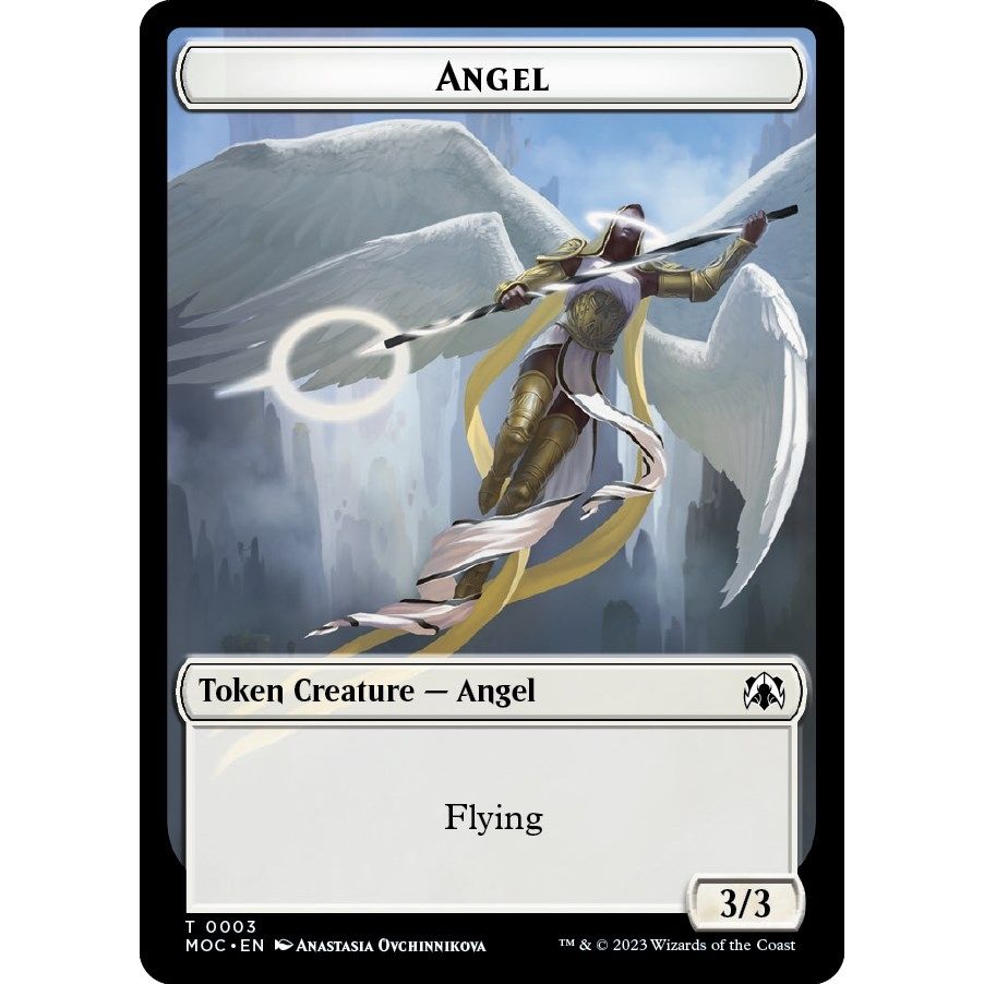 Image for Angel // Demon Double-Sided Token (3 // 18) (MOC) - Magic: The Gathering