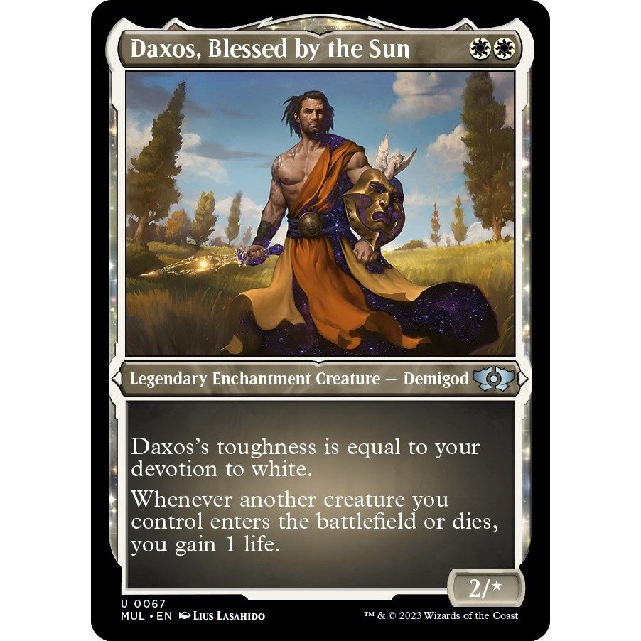 Image for Daxos, Blessed by the Sun (Foil Etched) (67) (MUL) - Magic: The Gathering