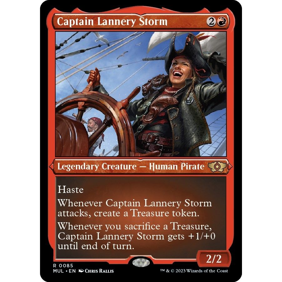 Image for Captain Lannery Storm (Foil Etched) (85) (MUL) - Magic: The Gathering