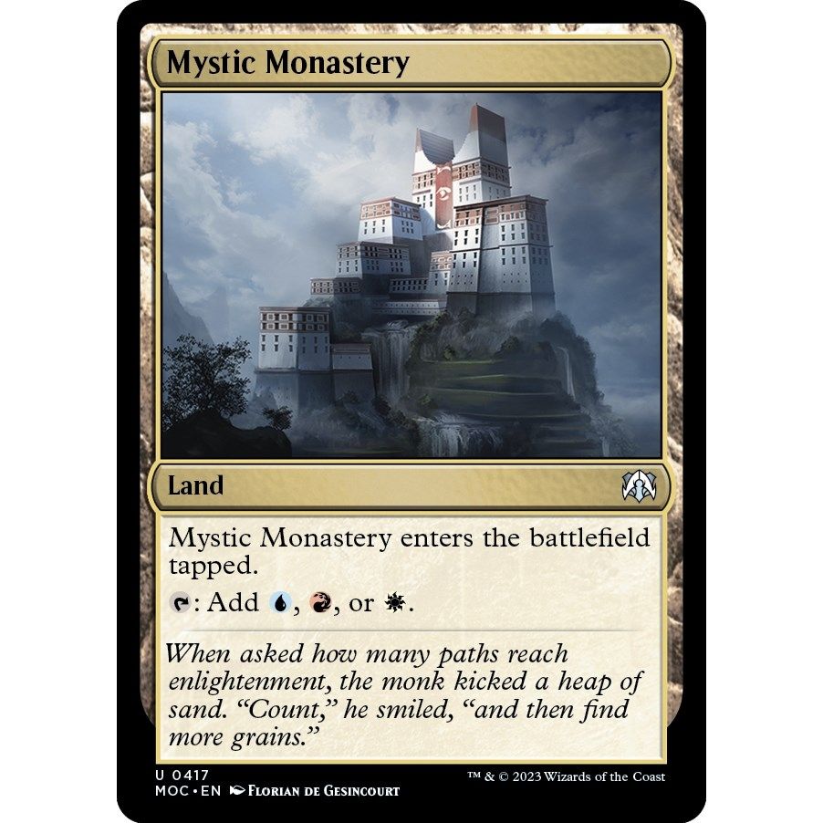 Image for Mystic Monastery (417) (MOC) - Magic: The Gathering