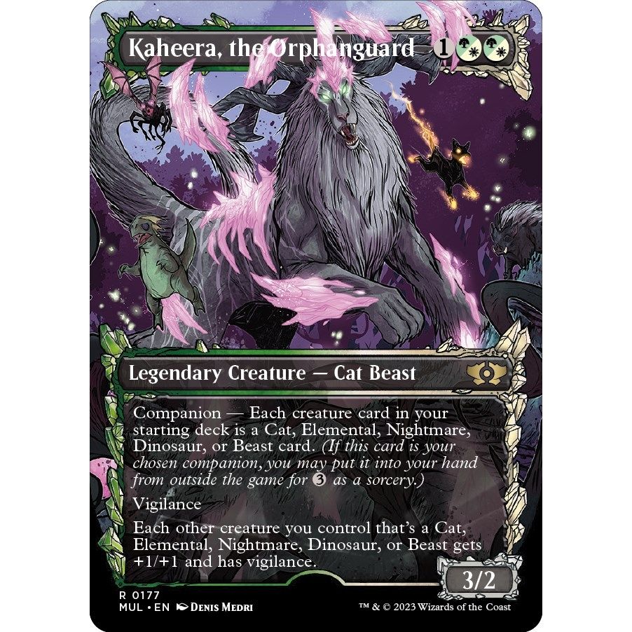 Image for Kaheera, the Orphanguard (Halo Foil) (177) (MUL) - Magic: The Gathering