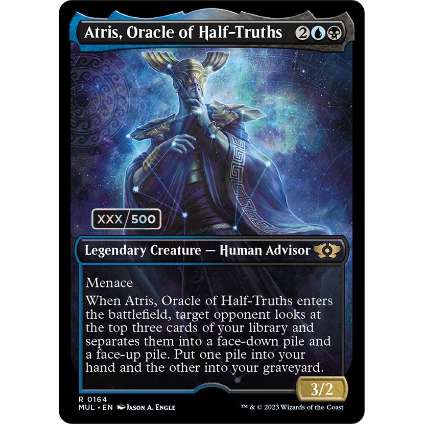 Image for Atris, Oracle of Half-Truths (Serial Numbered) (164) (MUL) - Magic: The Gathering