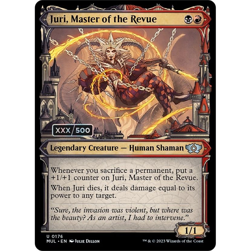 Image for Juri, Master of the Revue (Serial Numbered) (176) (MUL) - Magic: The Gathering
