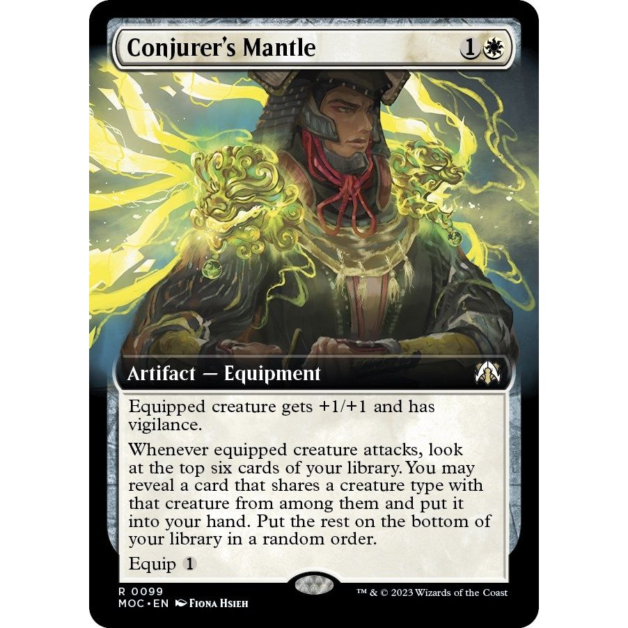 Image for Conjurer's Mantle (Extended Art) (99) (MOC) - Magic: The Gathering