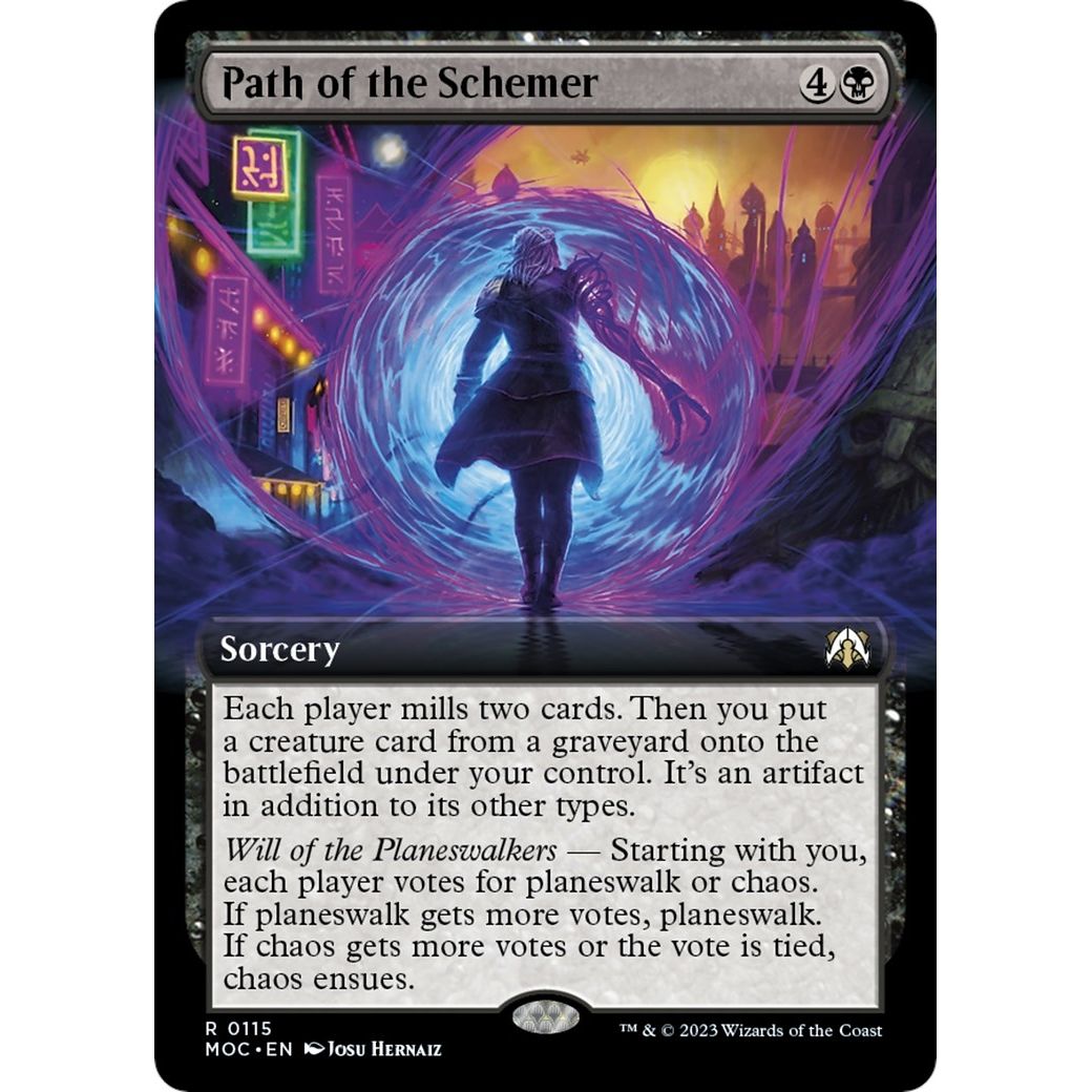Image for Path of the Schemer (Extended Art) (115) (MOC) - Magic: The Gathering