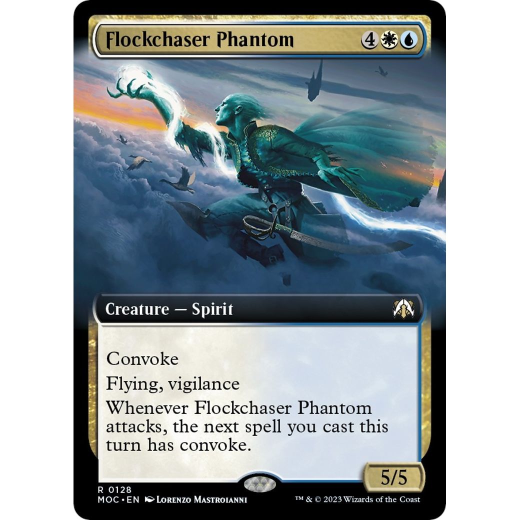 Image for Flockchaser Phantom (Extended Art) (128) (MOC) - Magic: The Gathering