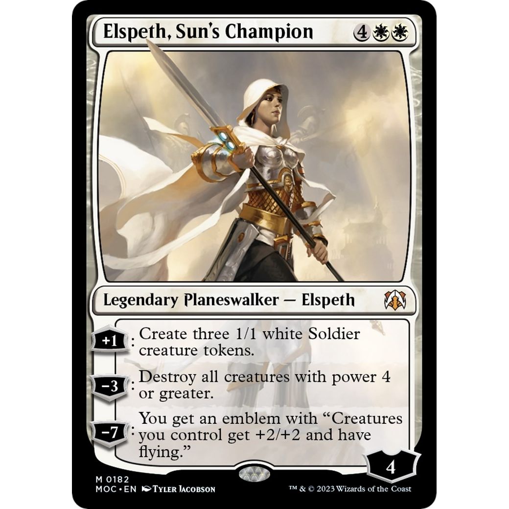 Image for Elspeth, Sun's Champion (182) (MOC) - Magic: The Gathering