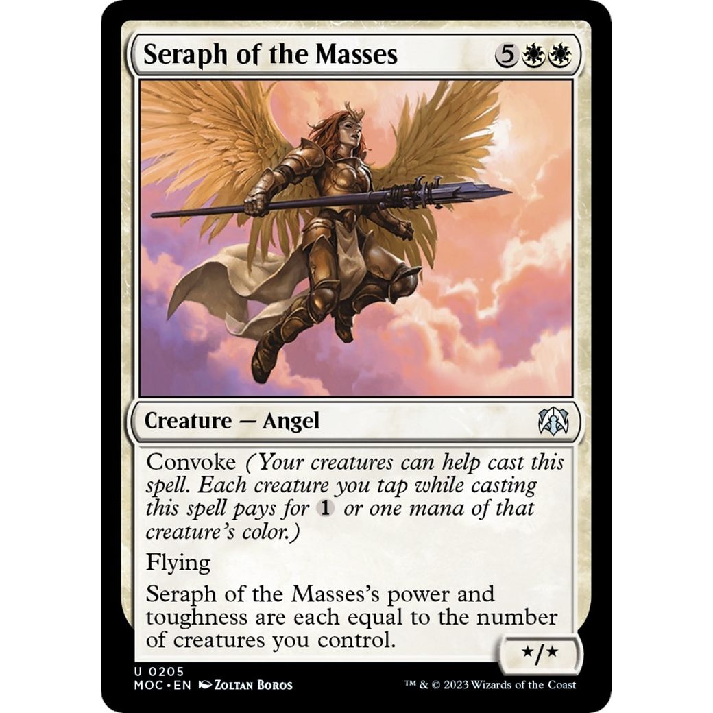 Image for Seraph of the Masses (205) (MOC) - Magic: The Gathering