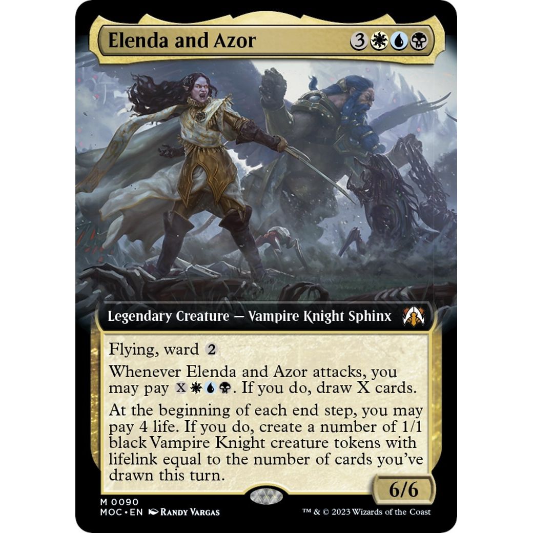 Image for Elenda and Azor (Extended Art) (90) (MOC) - Magic: The Gathering