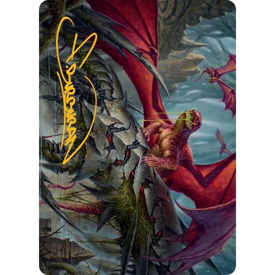 Image for Hoarding Broodlord Art Card (Gold-Stamped Signature) (23) (ASMOM) - Magic: The Gathering