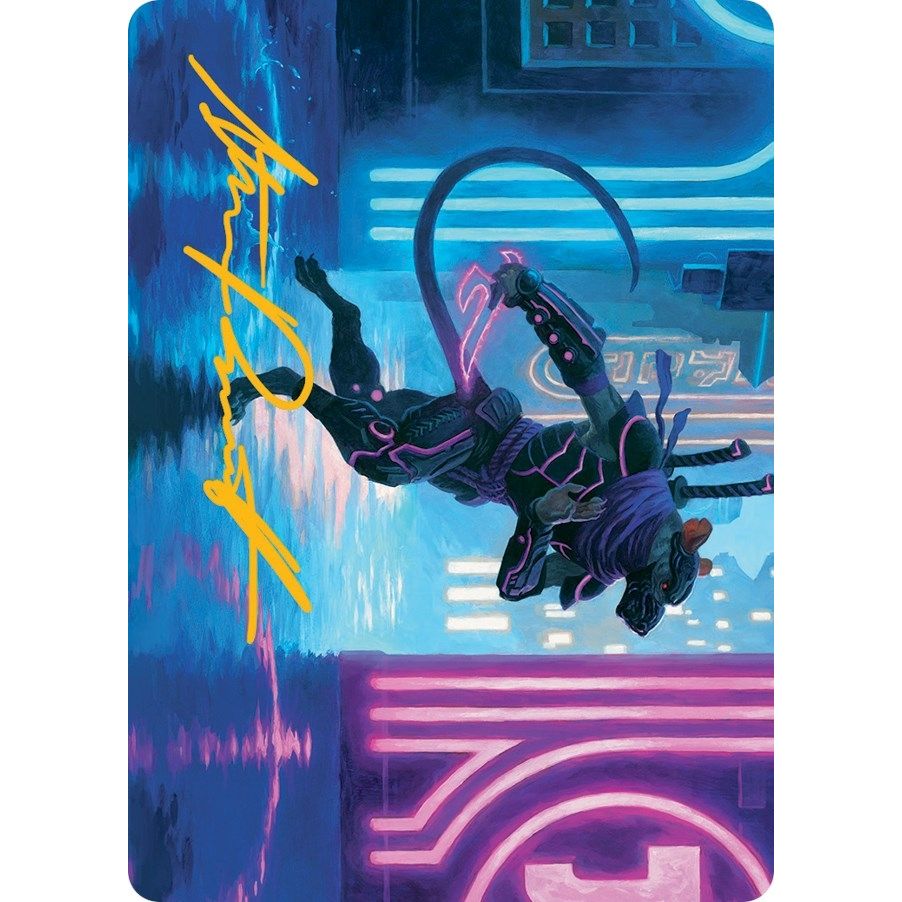 Image for Nezumi Informant Art Card (Gold-Stamped Signature) (27) (ASMOM) - Magic: The Gathering