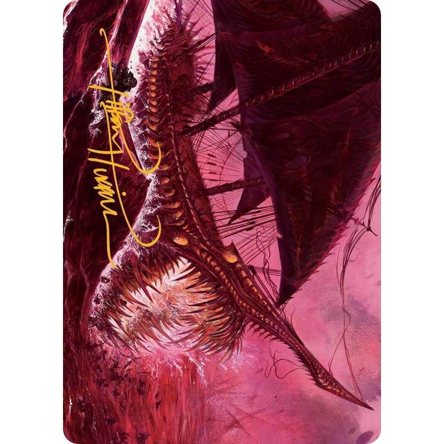 Image for Marauding Dreadship Art Card (Gold-Stamped Signature) (36) (ASMOM) - Magic: The Gathering