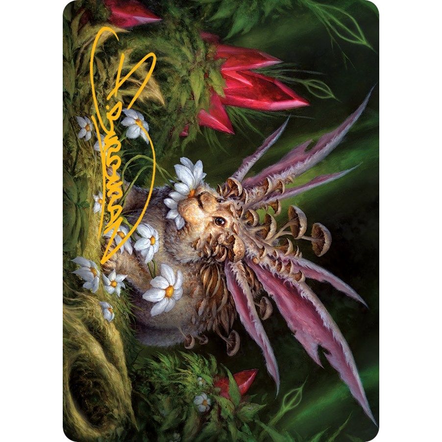 Image for Placid Rottentail Art Card (Gold-Stamped Signature) (39) (ASMOM) - Magic: The Gathering