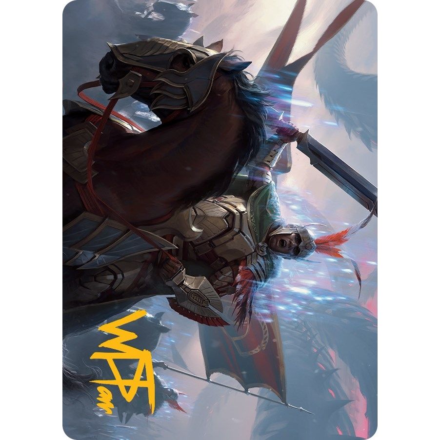 Image for Marshal of Zhalfir Art Card (Gold-Stamped Signature) (50) (ASMOM) - Magic: The Gathering
