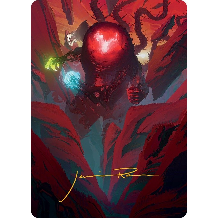 Image for Omnath, Locus of All Art Card (62/81) (Gold-Stamped Signature) (62) (ASMOM) - Magic: The Gathering