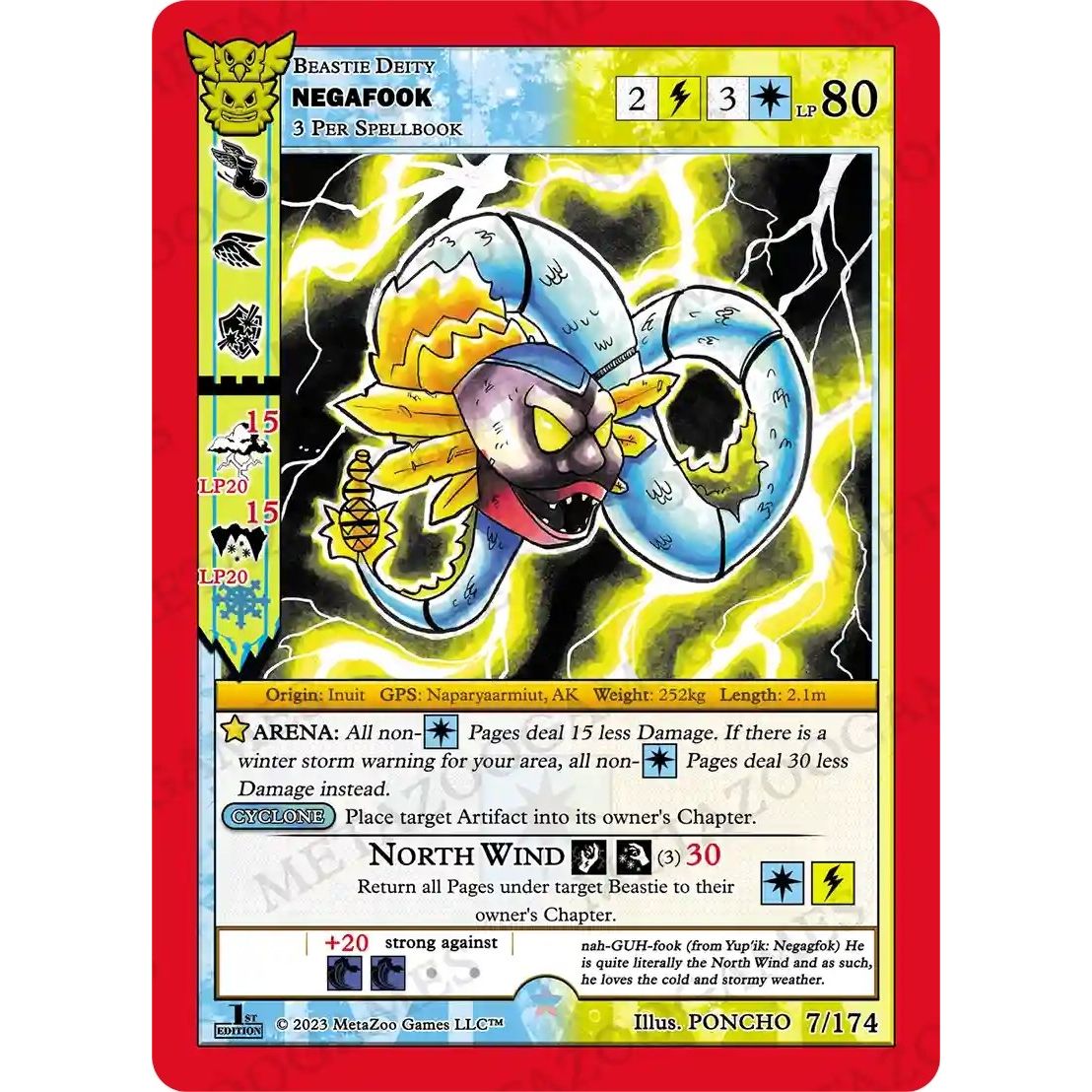Image for Negafook (7/174) (NATFE) - MetaZoo