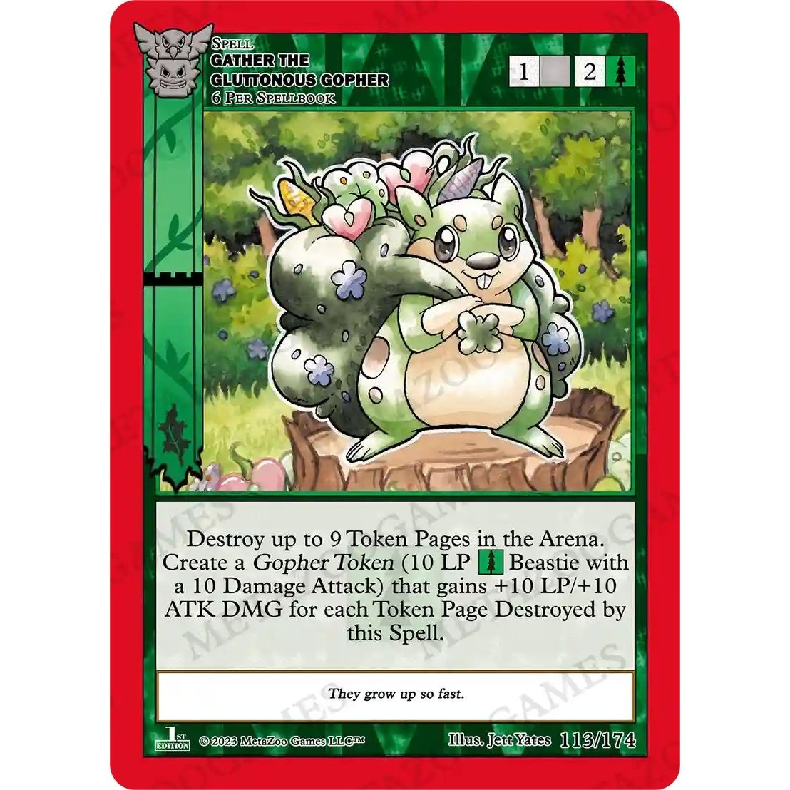 Image for Gather the Gluttonous Gopher (113/174) (NATFE) - MetaZoo
