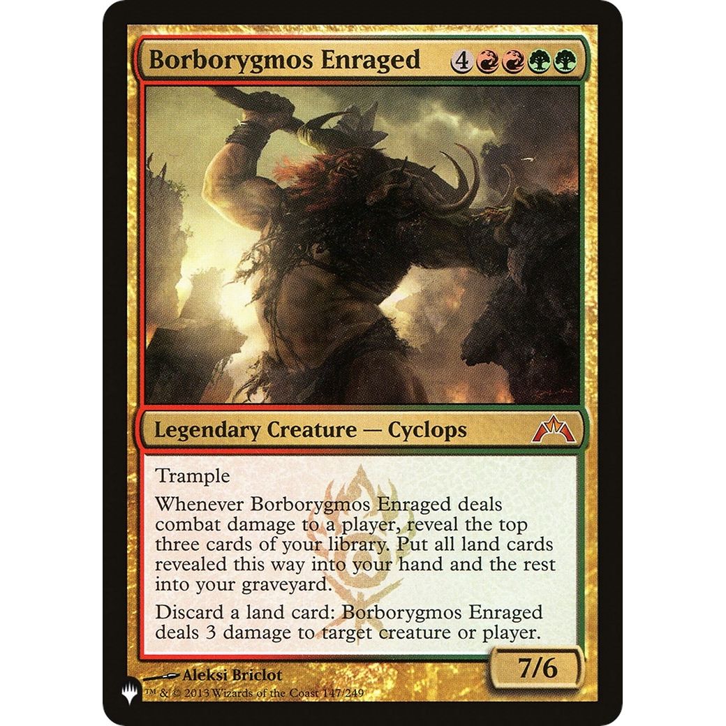 Image for Borborygmos Enraged (147/249) (LIST) - Magic: The Gathering