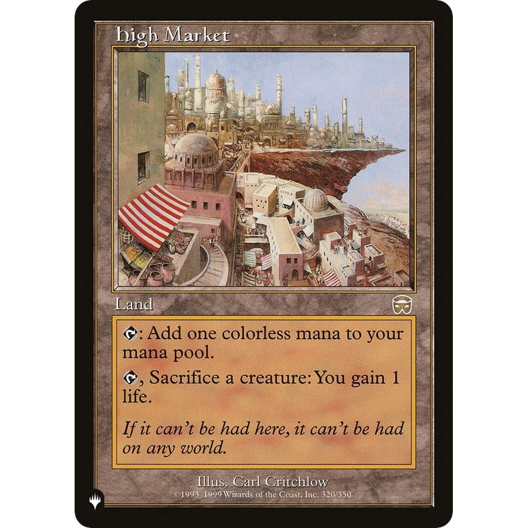 Image for High Market (320/350) (LIST) - Magic: The Gathering