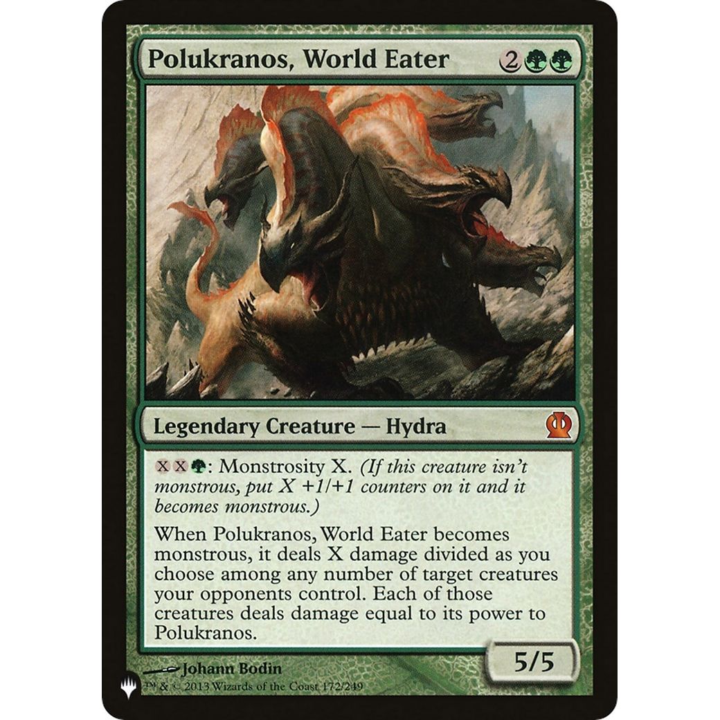 Image for Polukranos, World Eater (172/249) (LIST) - Magic: The Gathering