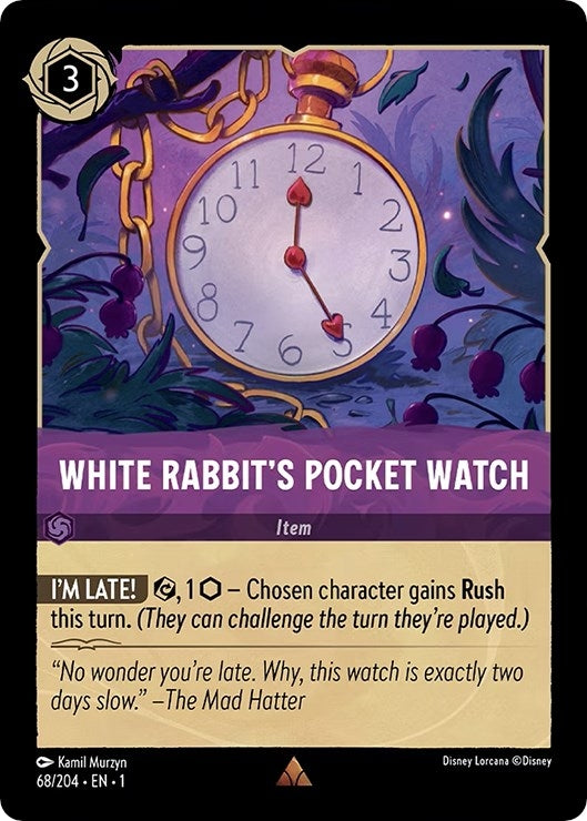 Image for White Rabbit's Pocket Watch (68/204) (1) - Disney Lorcana