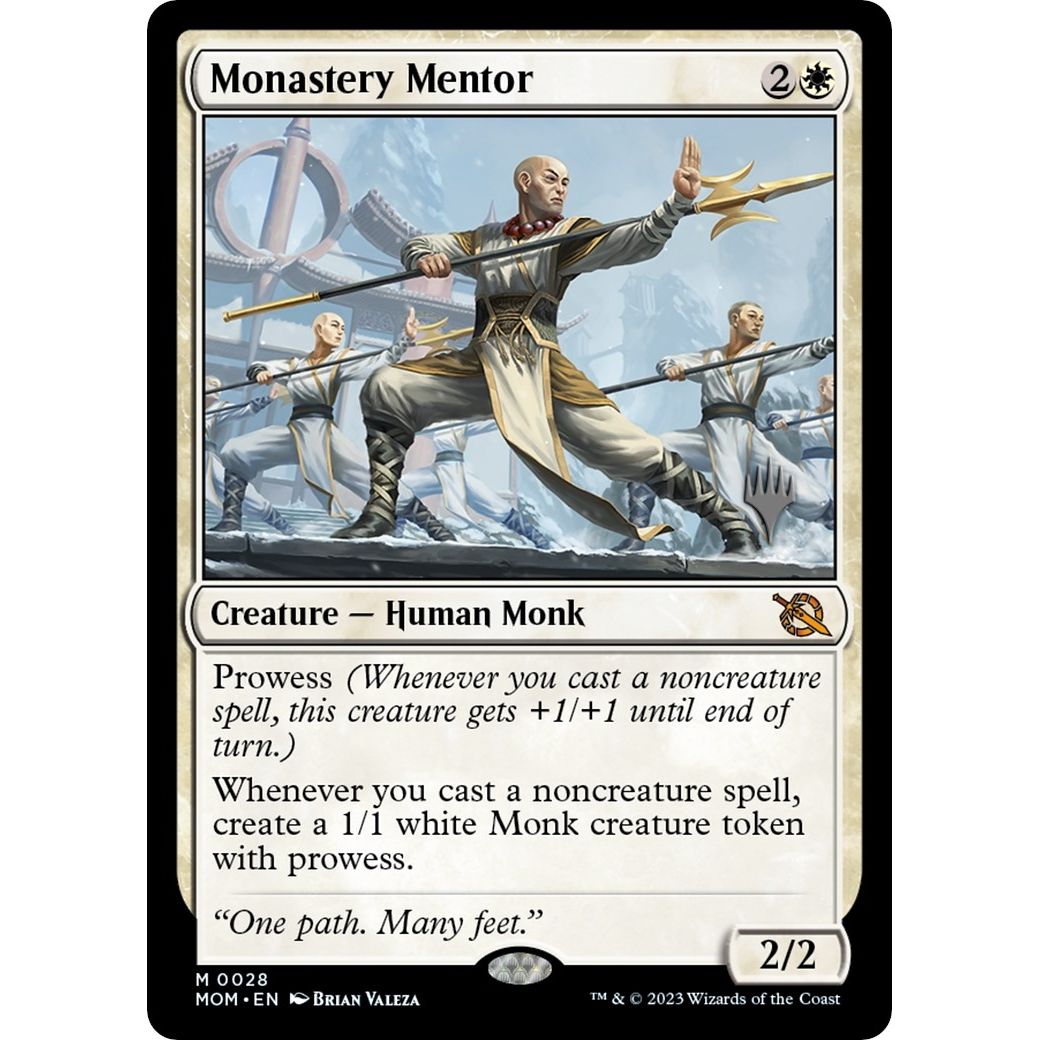 Image for Monastery Mentor (28) (PPMOM) - Magic: The Gathering